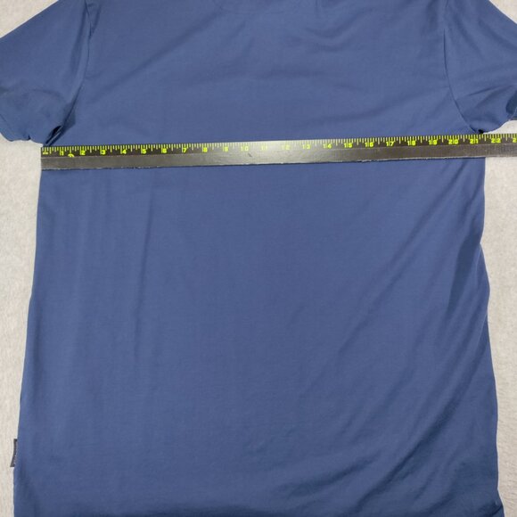 Marc Asher Polo Shirt Mens XL (runs small) Blue Stretch Cotton Preppy Casual - Picture 7 of 7